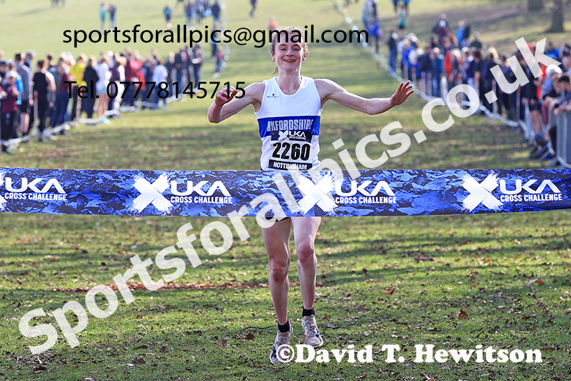 Senior womens 2025 UK CAU Inter Counties Cross Country Champs., Wollaton Park, Nottingham. Photo: David T. Hewitson/Sports for All Pics